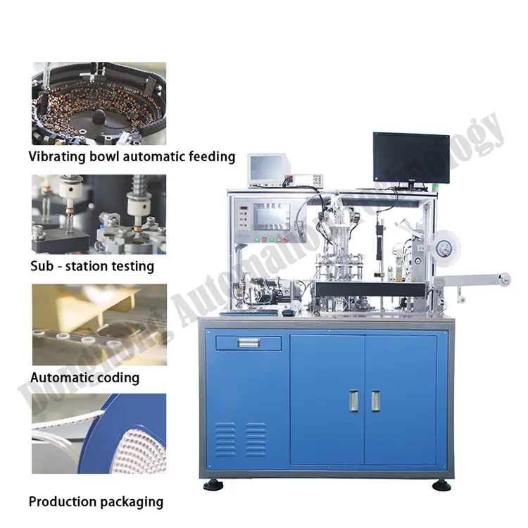 Automatic CD Inductor Testing And Packaging Machine