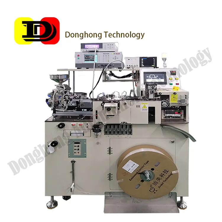 High-Speed Indexing Disc T-CORE Inductor Testing And Packaging Machine