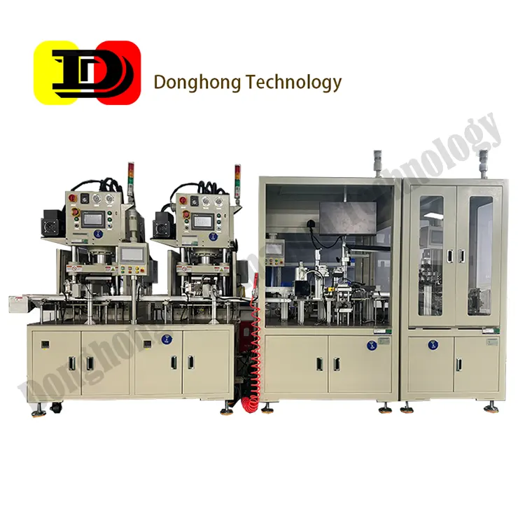 Automatic T-CORE Inductor Insertion And Hot Pressing Integrated Machine