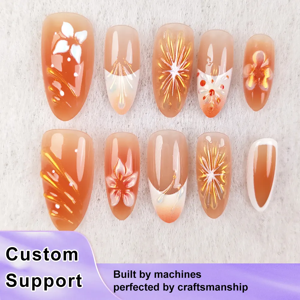 Handmade-replica press-on nails