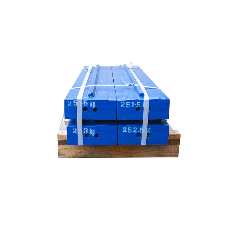 High Chromium Ceramic Blow Bars YK-A004L Blue