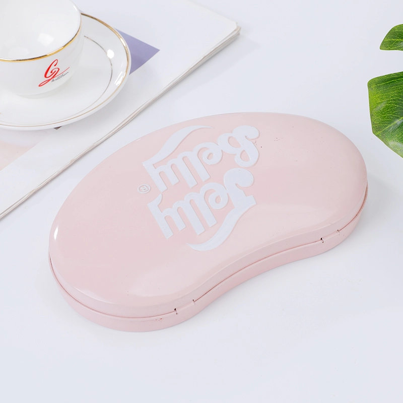 Wavy Square Tinplate Tea Canister