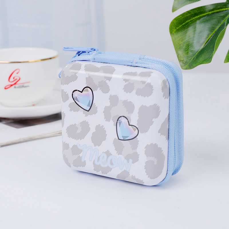Wavy Square Tinplate Tea Canister