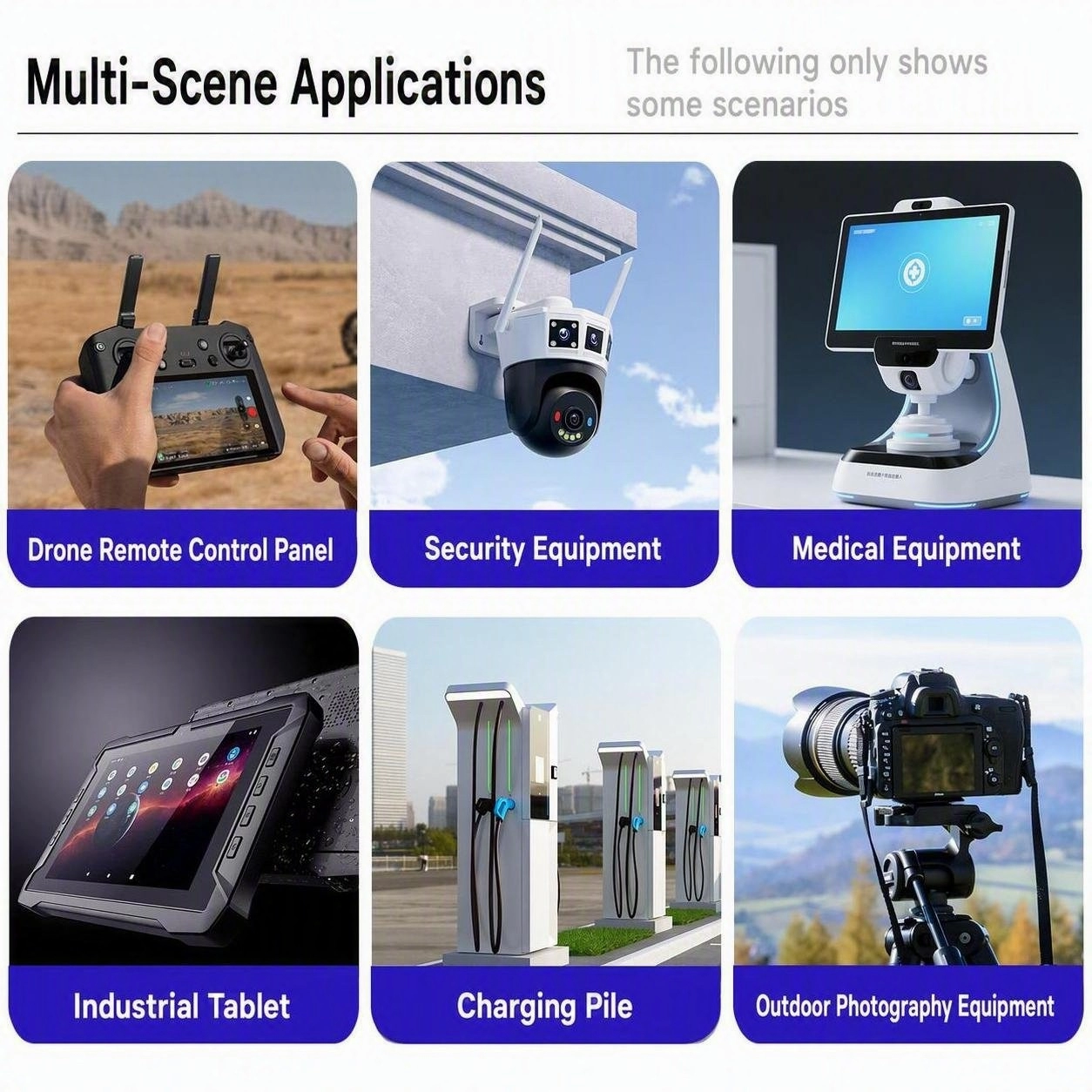 10.1 Inch 1920x1200 1000 Nits LVDS TFT LCD Display Module application scenarios