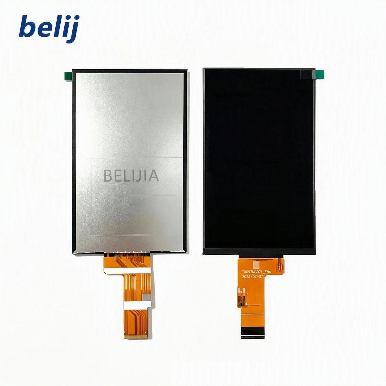 7.0 Inch 800x1280 1100 Nits MIPI TFT LCD Display Module - front_back