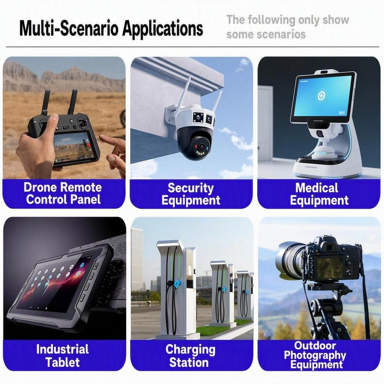 10.1 Inch Portrait 1200x1920 1000 Nits MIPI TFT LCD Display Module application scenarios