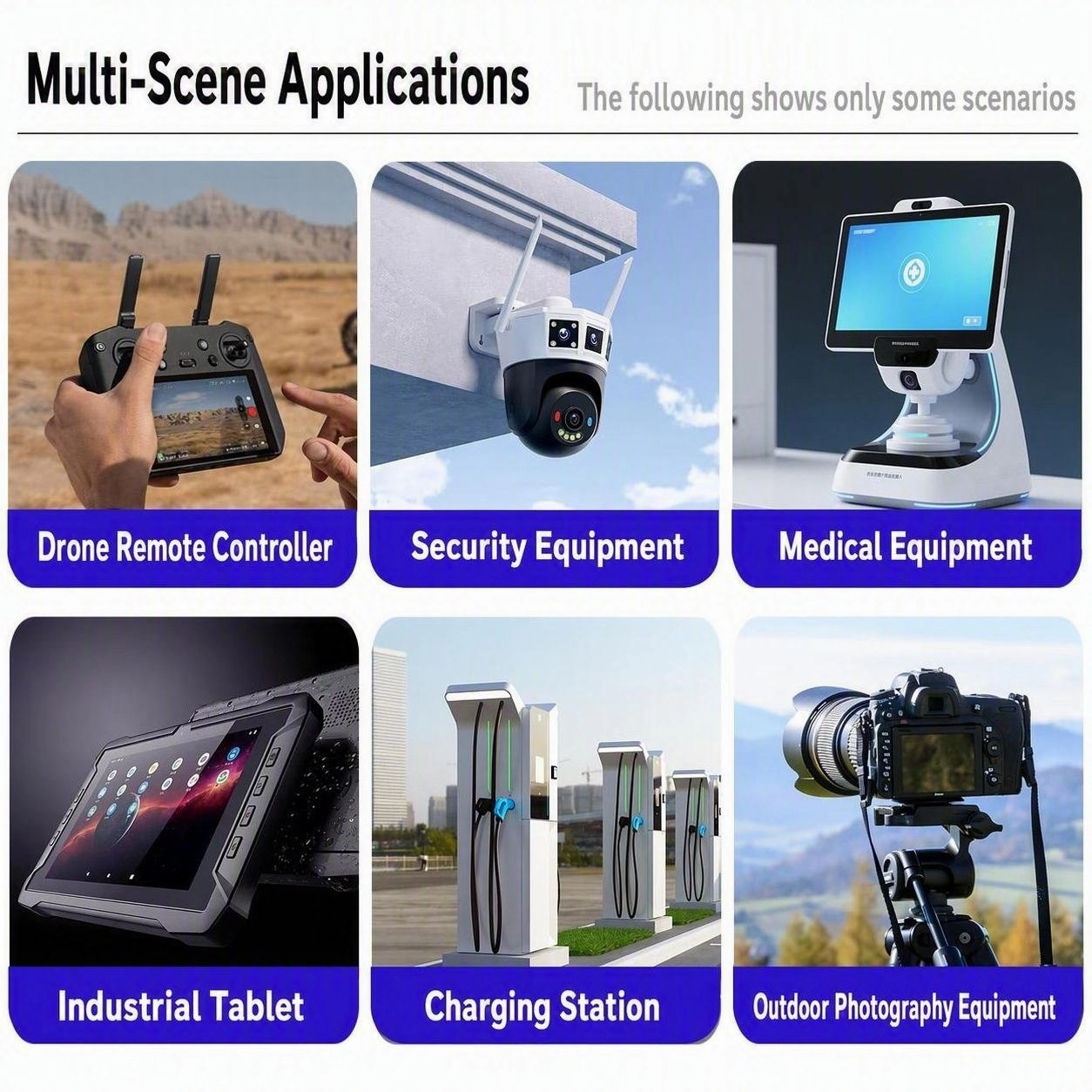 8.0 Inch 1920x1200 1000 Nits LVDS Touch TFT LCD Display Module application scenarios