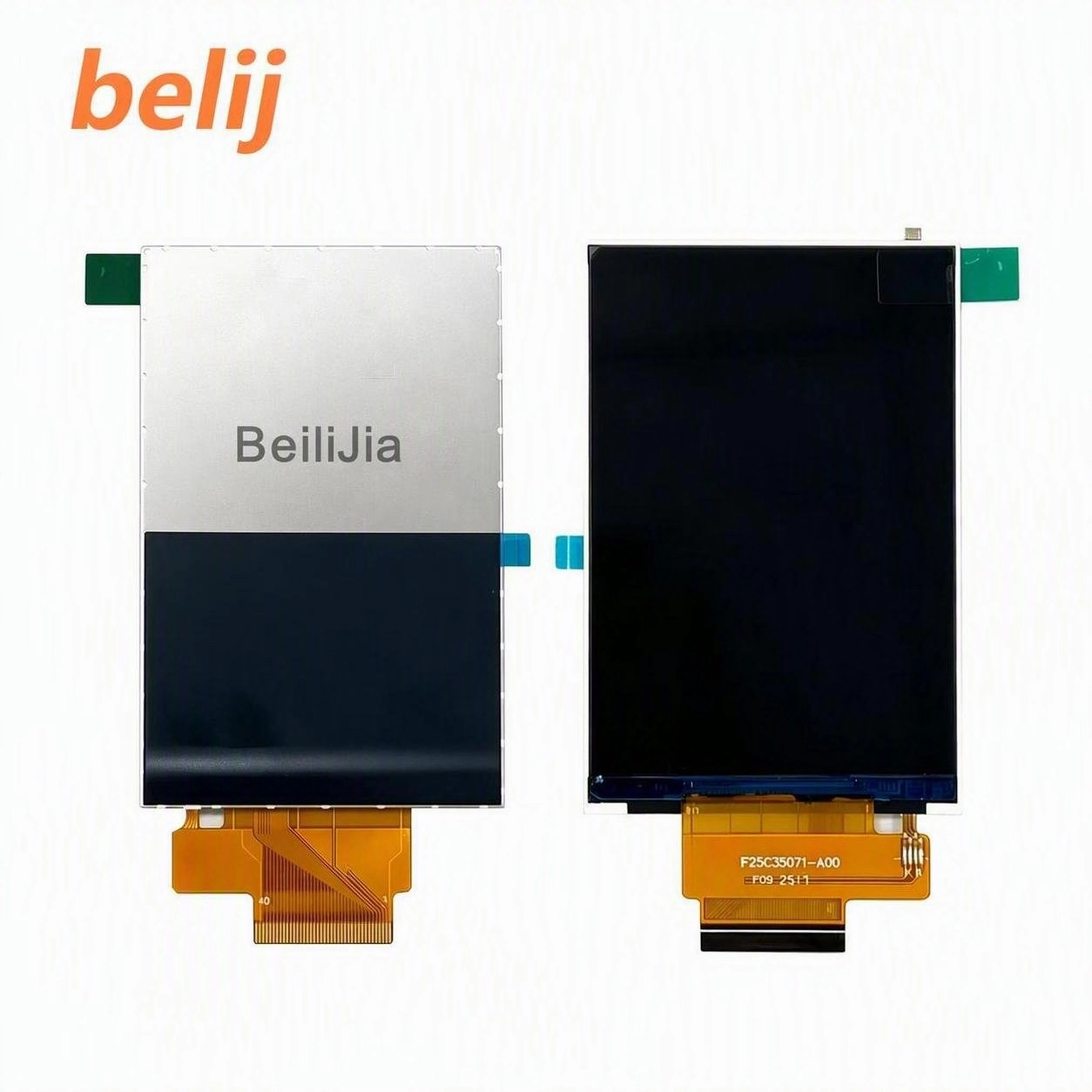 3.5 Inch 320x480 600 Nits TFT LCD Display Module - front_back