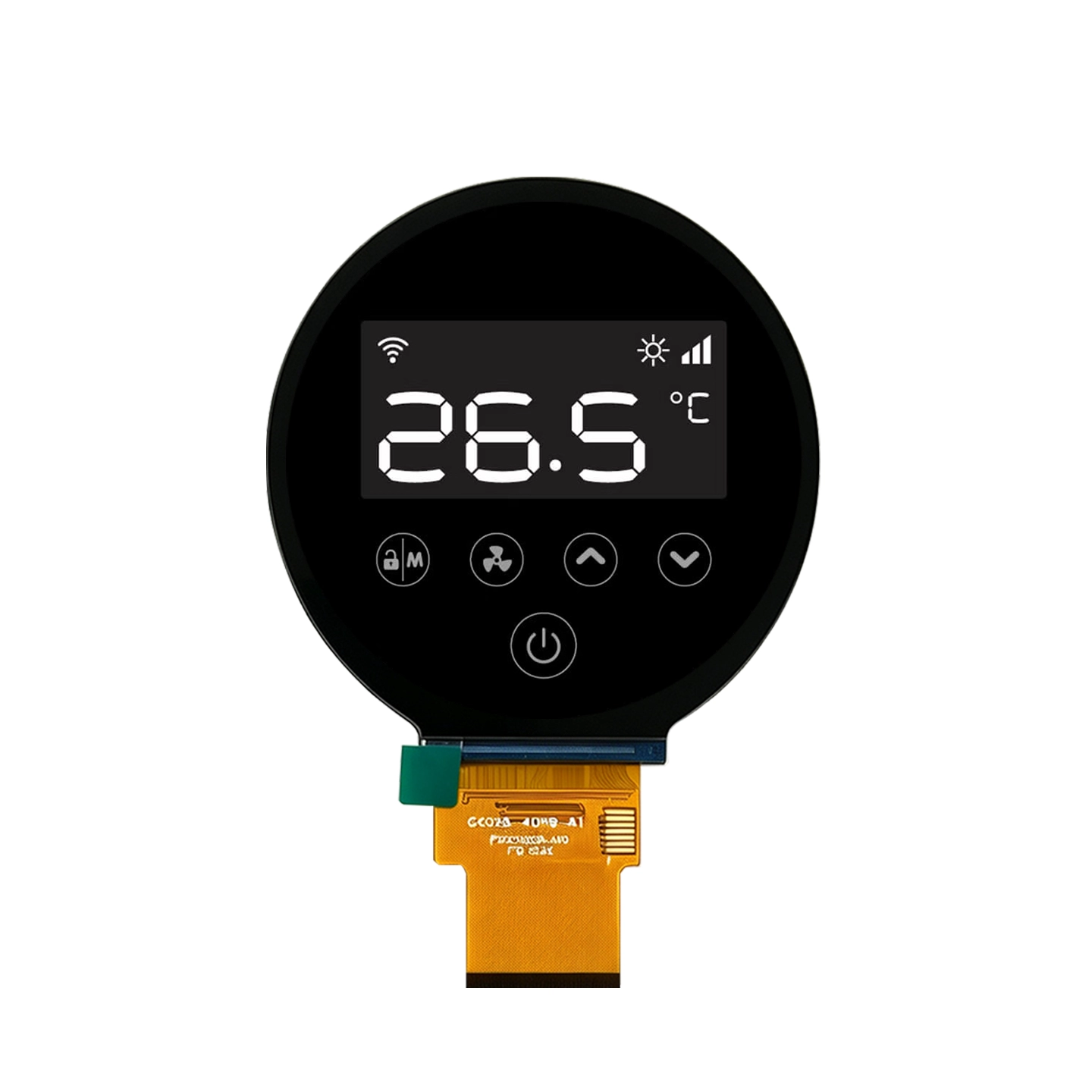 B22C28038Q-01 — 2.76” 480 × 480 RGB IPS TFT LCD display, 300 nits.