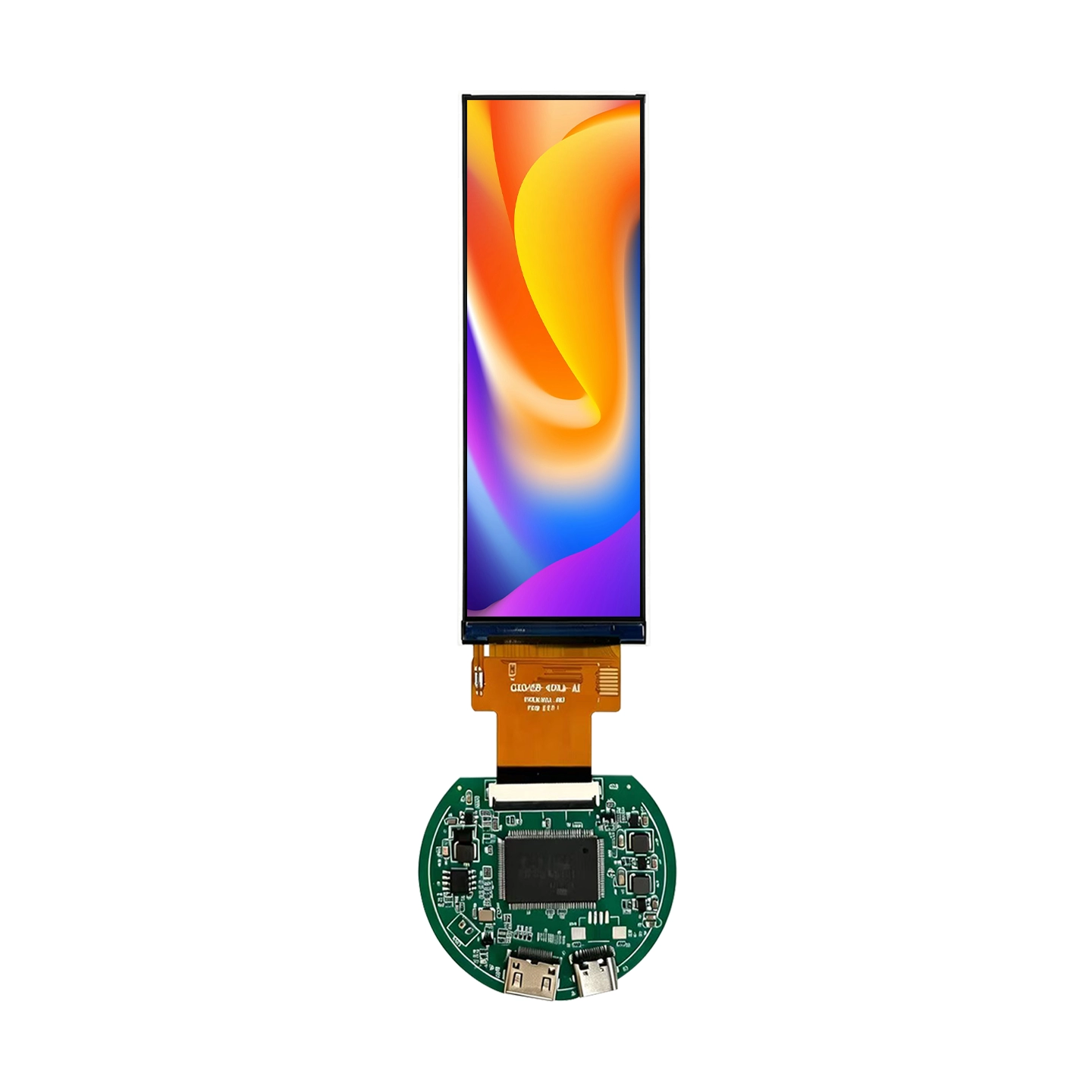 B22C45194Q-01 — 4.58" 320 × 960 RGB IPS TFT display, 300 nits, with HDMI driver board.