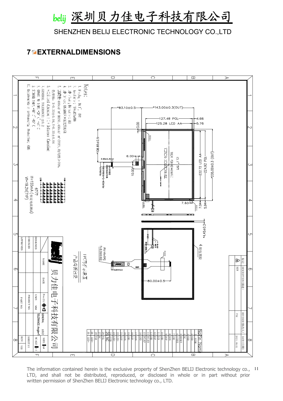 B21C10620N-01 dimensional drawing from datasheet