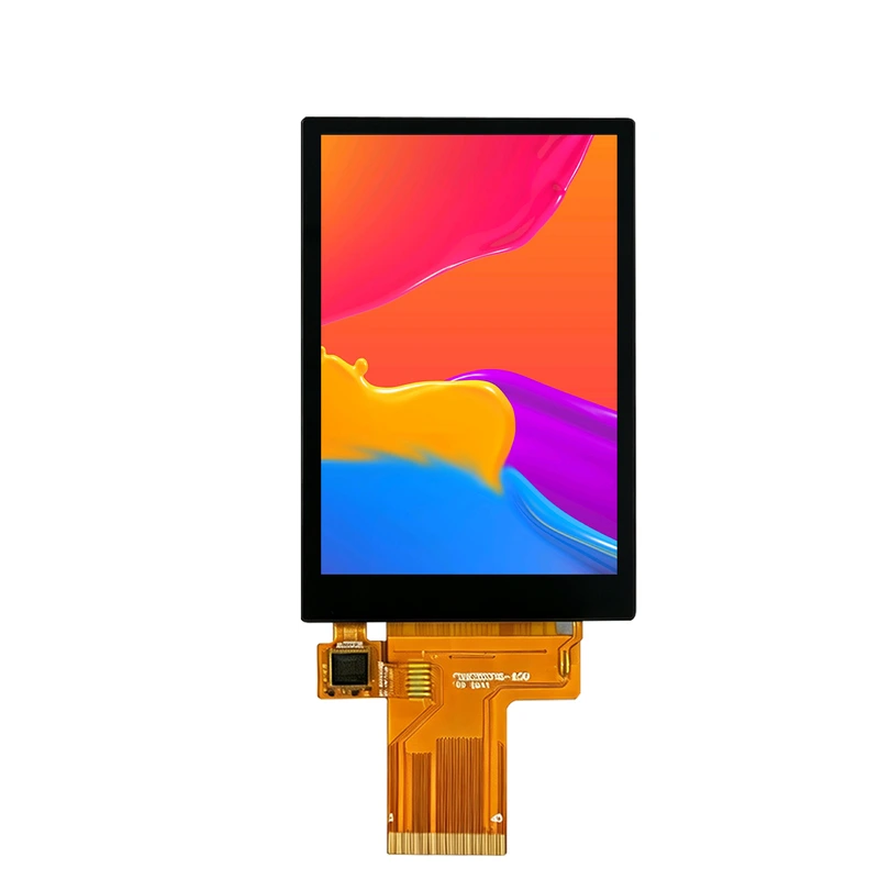 B26C35076Q-01-C — 3.5" 320 × 480 MCU IPS TFT LCD display, 250 nits.