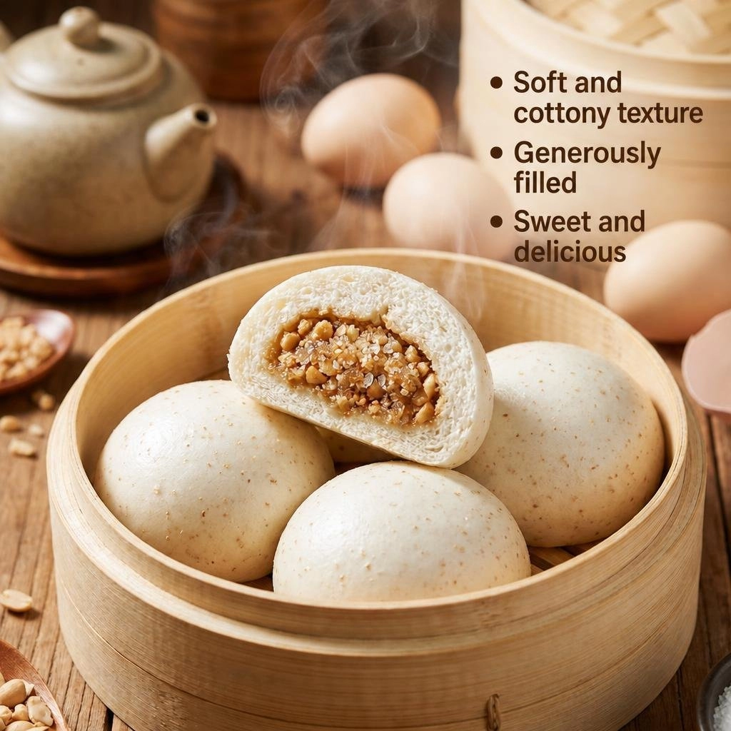 Sugar Peanut Bao