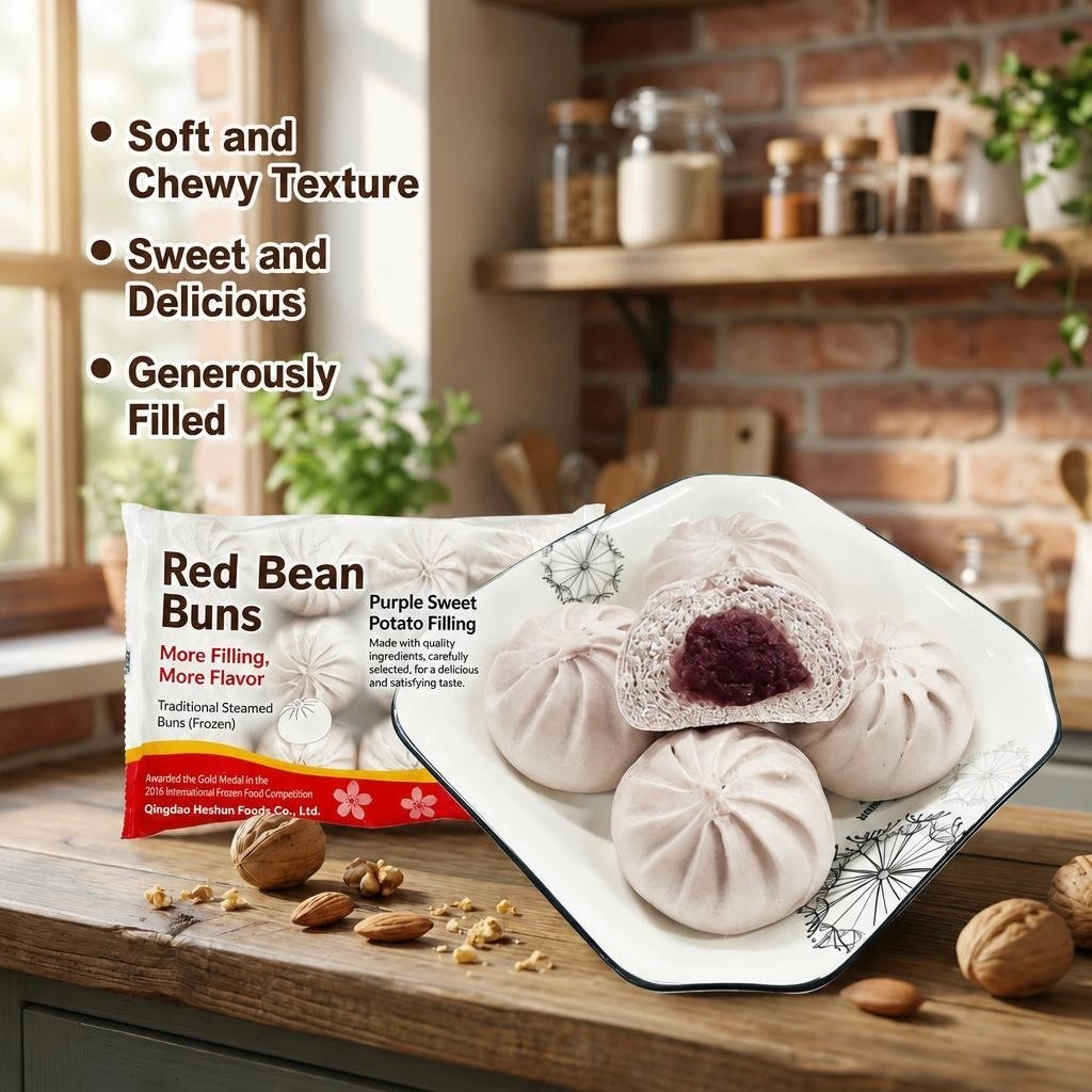 Purple Sweet Potato Bao