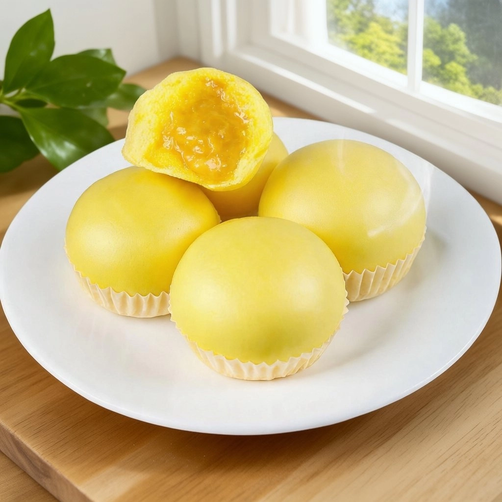 Molten Salted Egg Custard Bao
