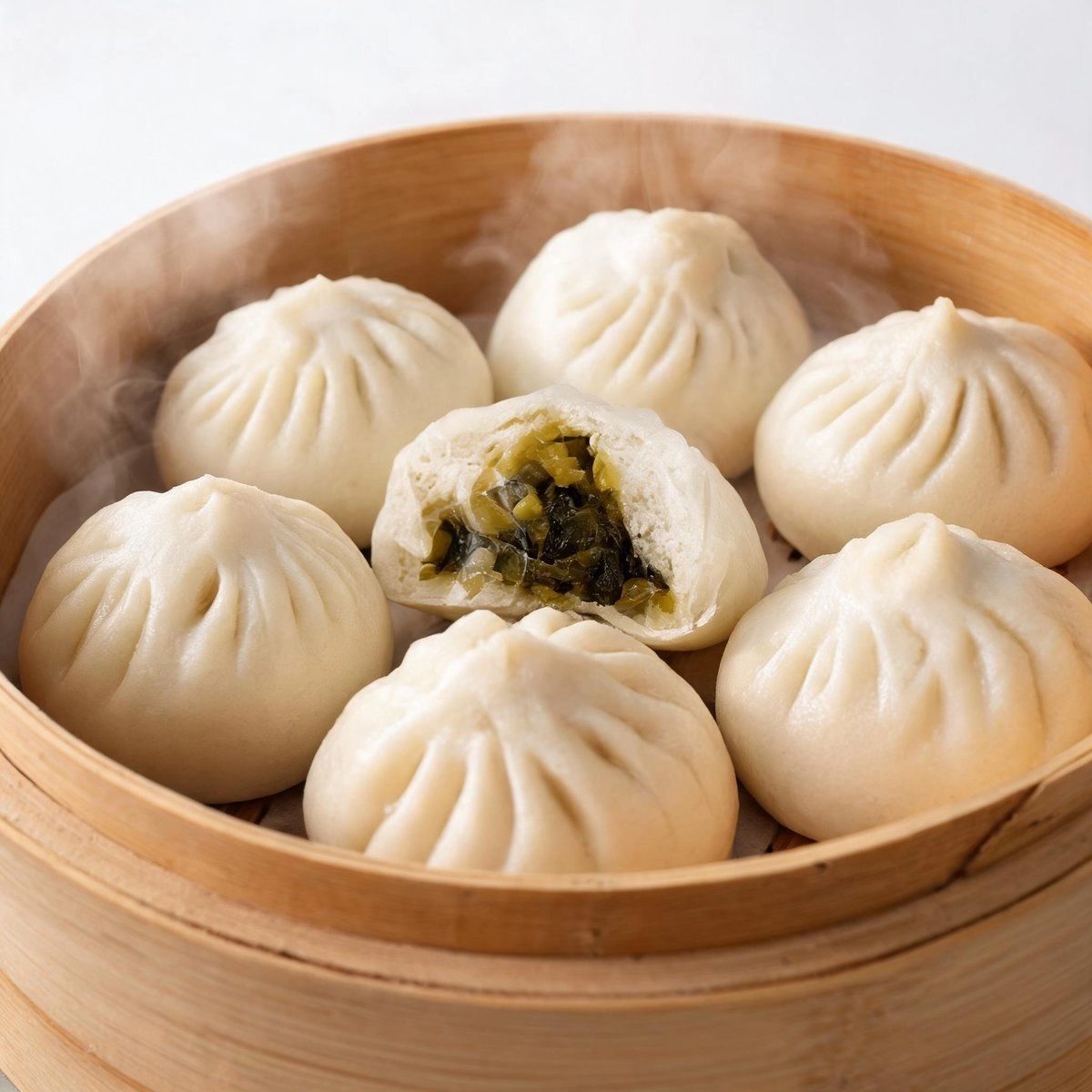 Pickled Mustard Bao