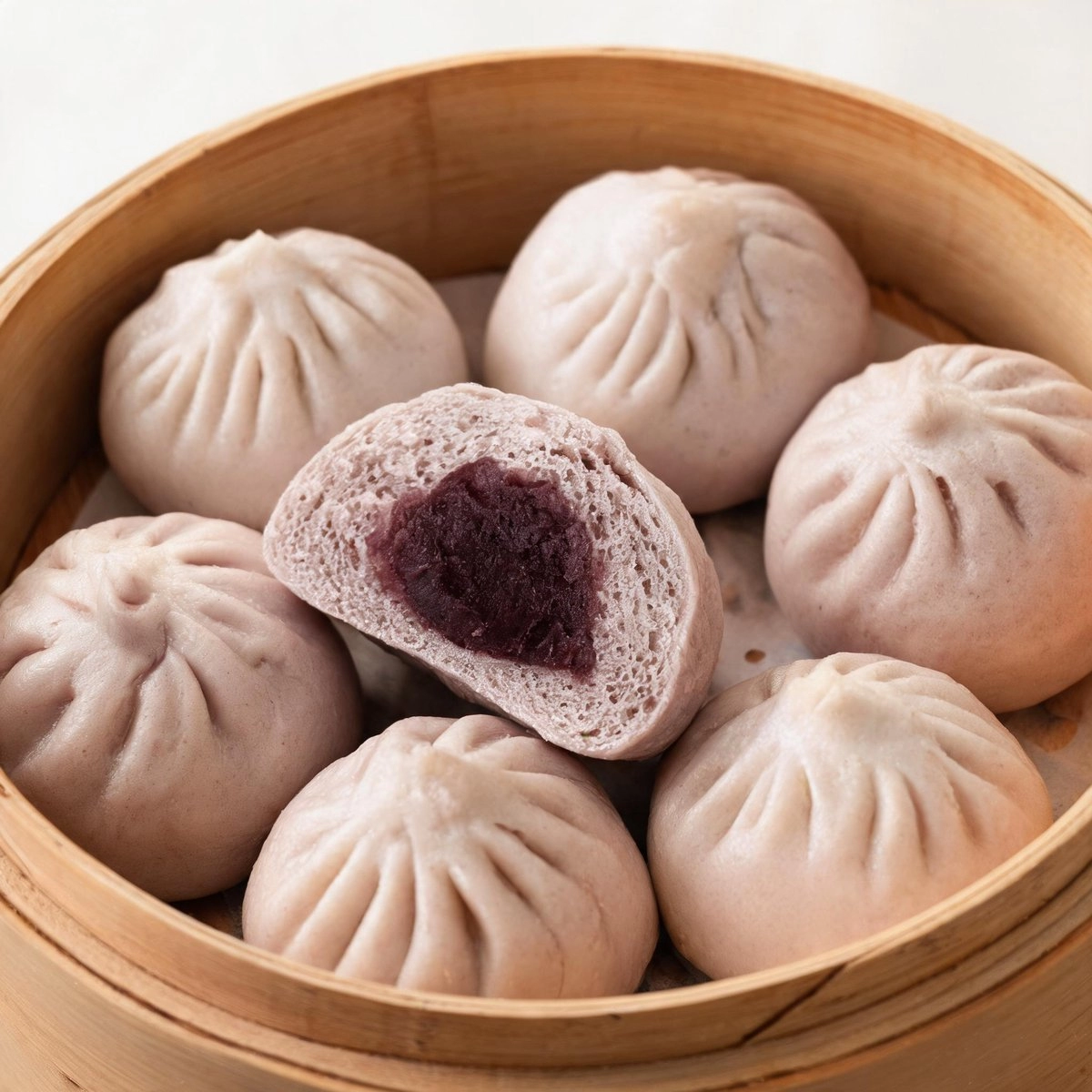 Purple Sweet Potato Bao