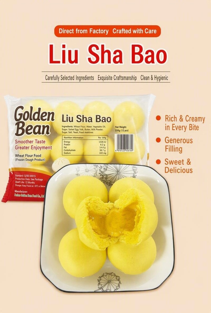 Molten Salted Egg Custard Bao