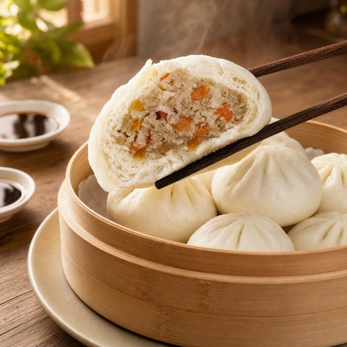 Pork Bao (Steamed Pork Buns)