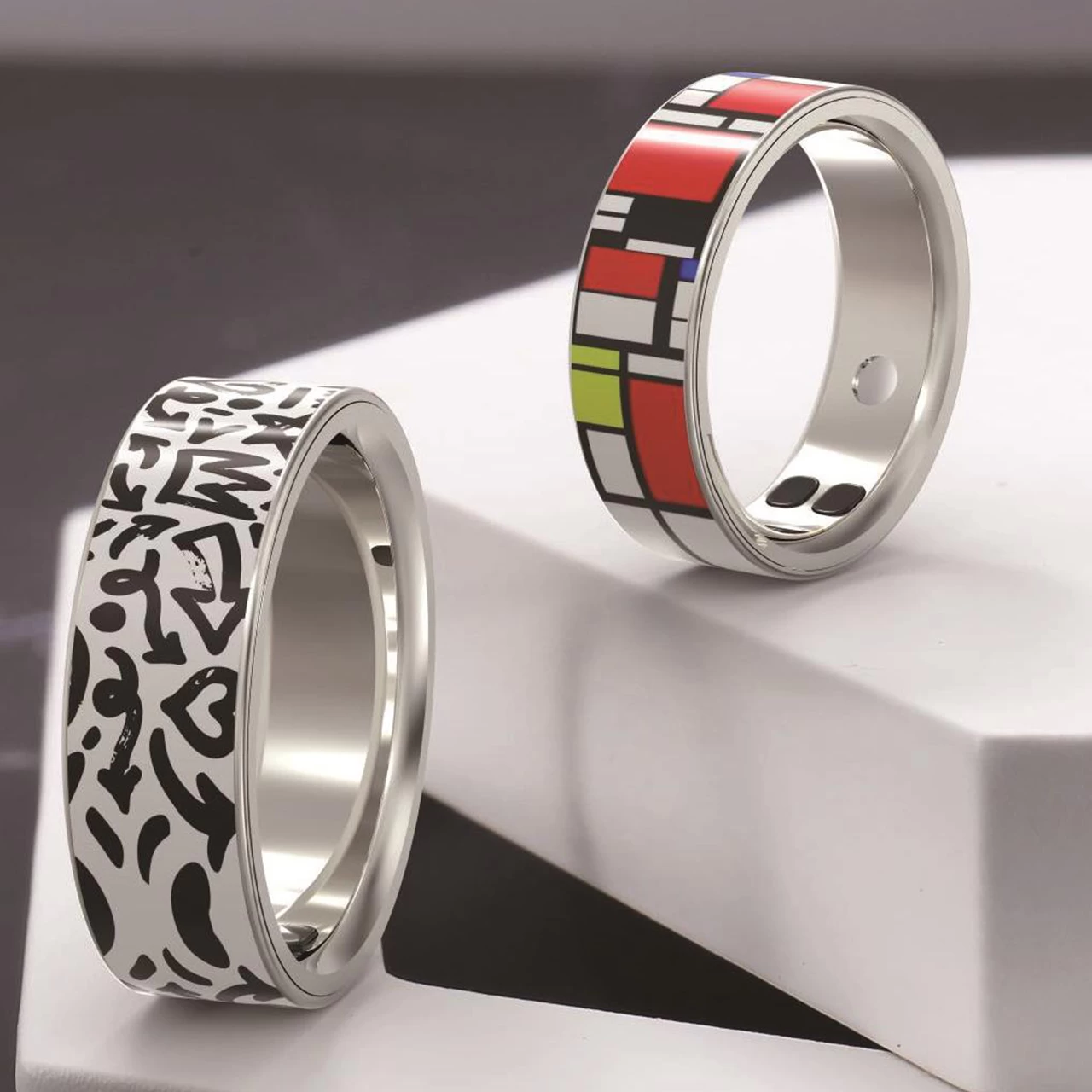 Patterned customized rings