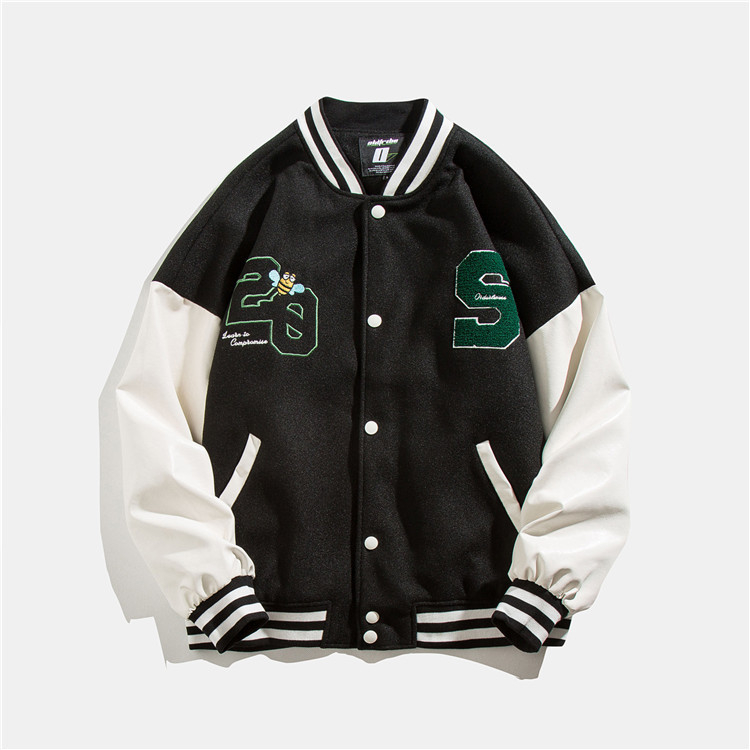 MJ2018 High Quality Custom Print Embroidered Varsity Jackets Custom Men Baseball Jacket Oversized Jacket