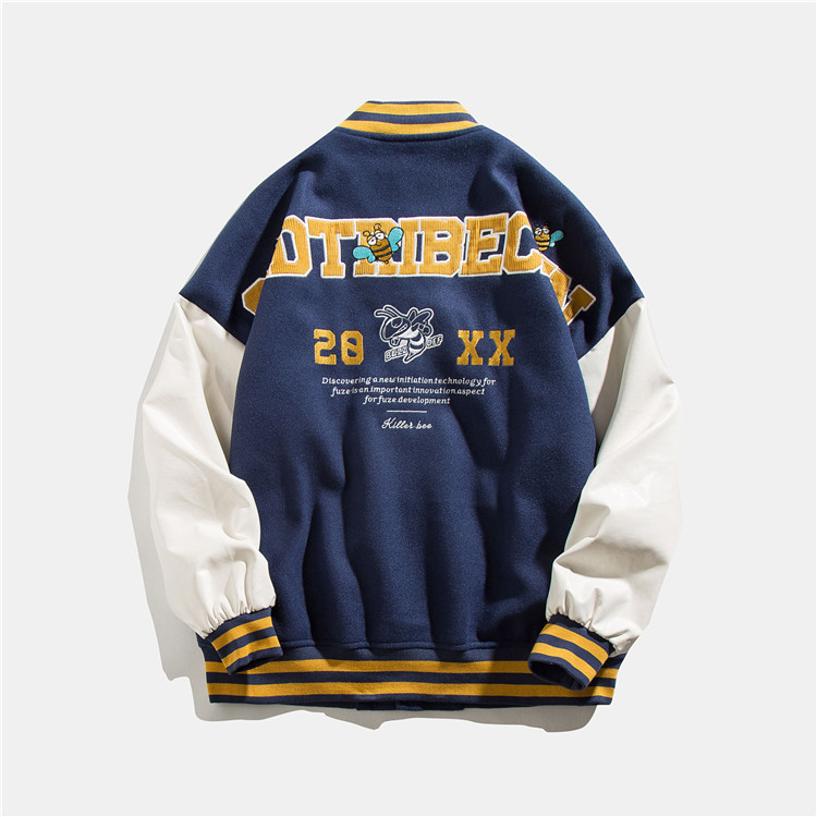 MJ2018 High Quality Custom Print Embroidered Varsity Jackets Custom Men Baseball Jacket Oversized Jacket