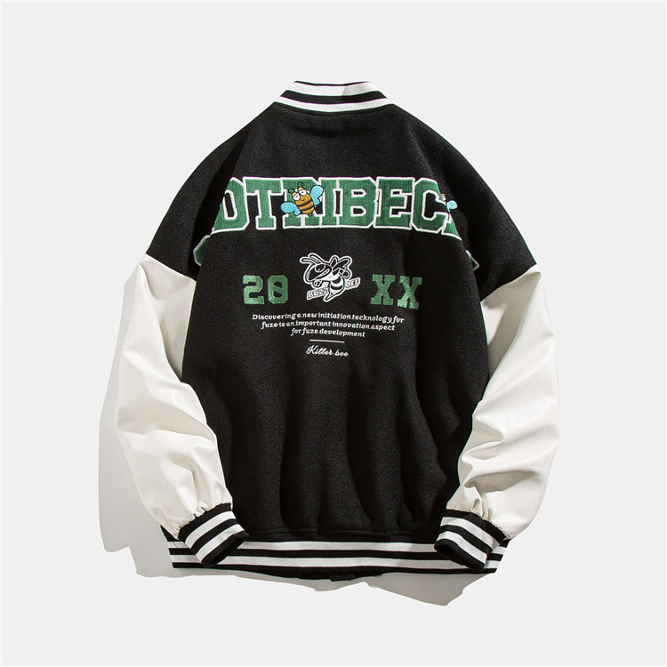 MJ2018 High Quality Custom Print Embroidered Varsity Jackets Custom Men Baseball Jacket Oversized Jacket