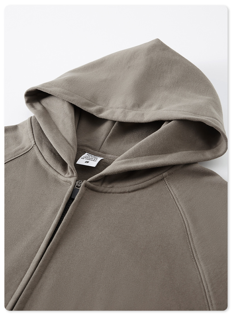 MSET5067 Manufacturer Custom 400g  Zip up Hooded Crewneck Training Jogging Wear Women's Sets Men's Sets