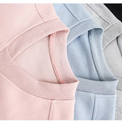 H5621 Clothing Manufacturer Wholesale Custom Casual Clean Fit Blank Vintage Sweatshirt Mens Womens V Neck Sweatshirts
