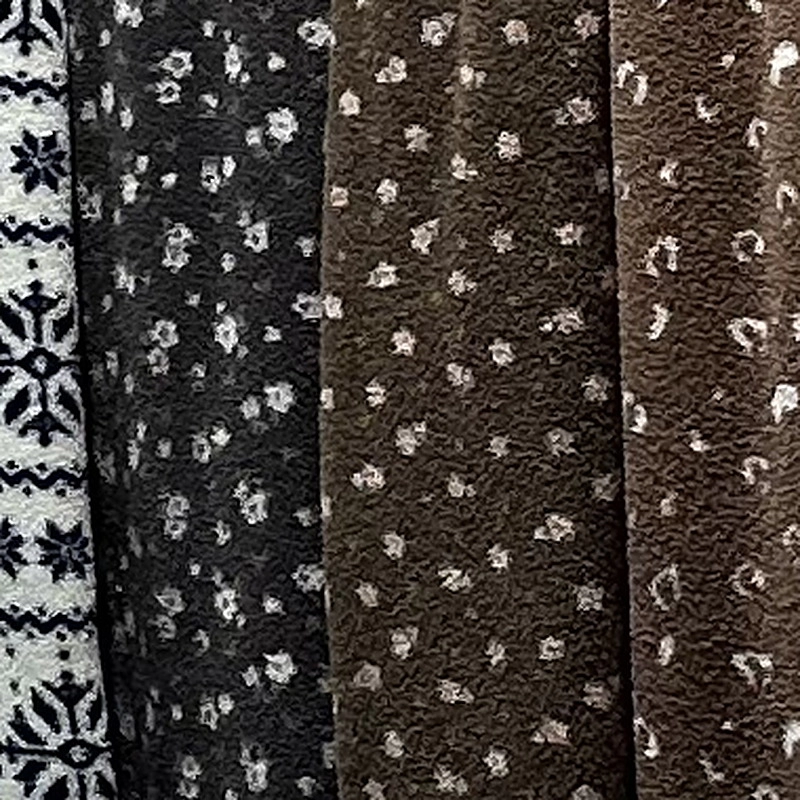 Printed Faux Rabbit Fur Fabric Animal Print Long Pile Plush Supply