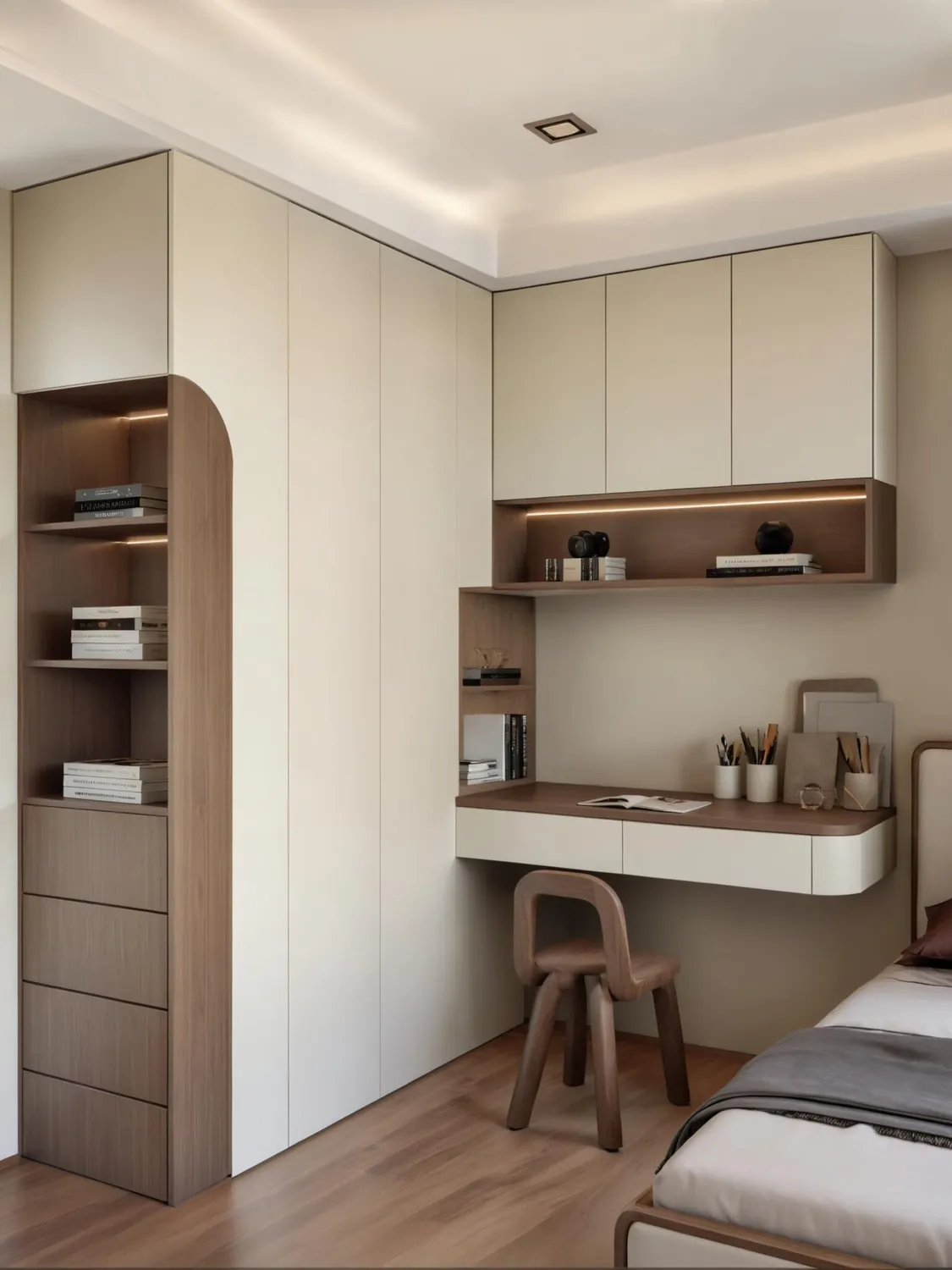 Integrated Desk Wardrobes - design view 2