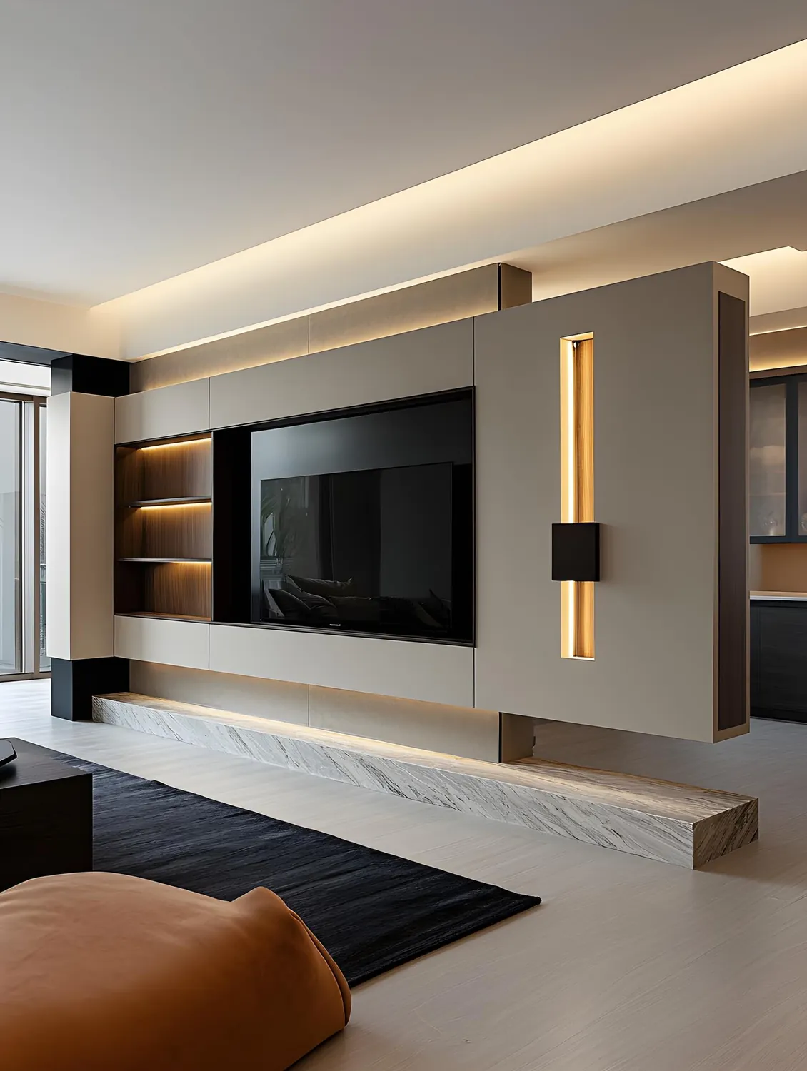 Neutral Display Media TV & Media Cabinets