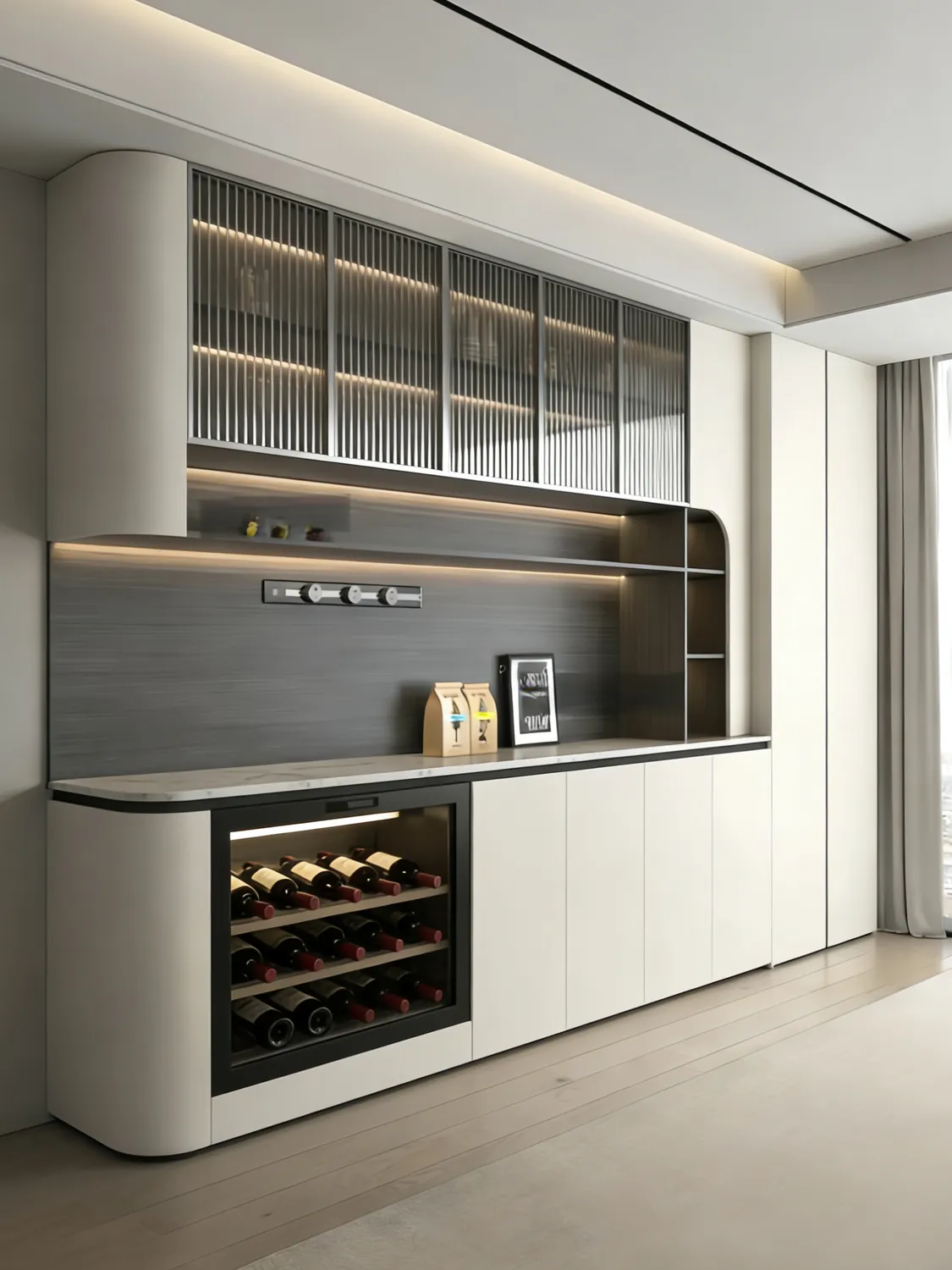 Glass-Front Storage Display & Sideboard Cabinets