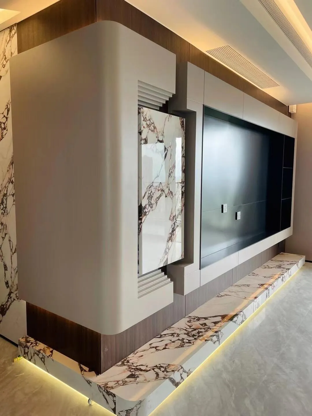 Statement Stone-Look TV & Media Cabinets