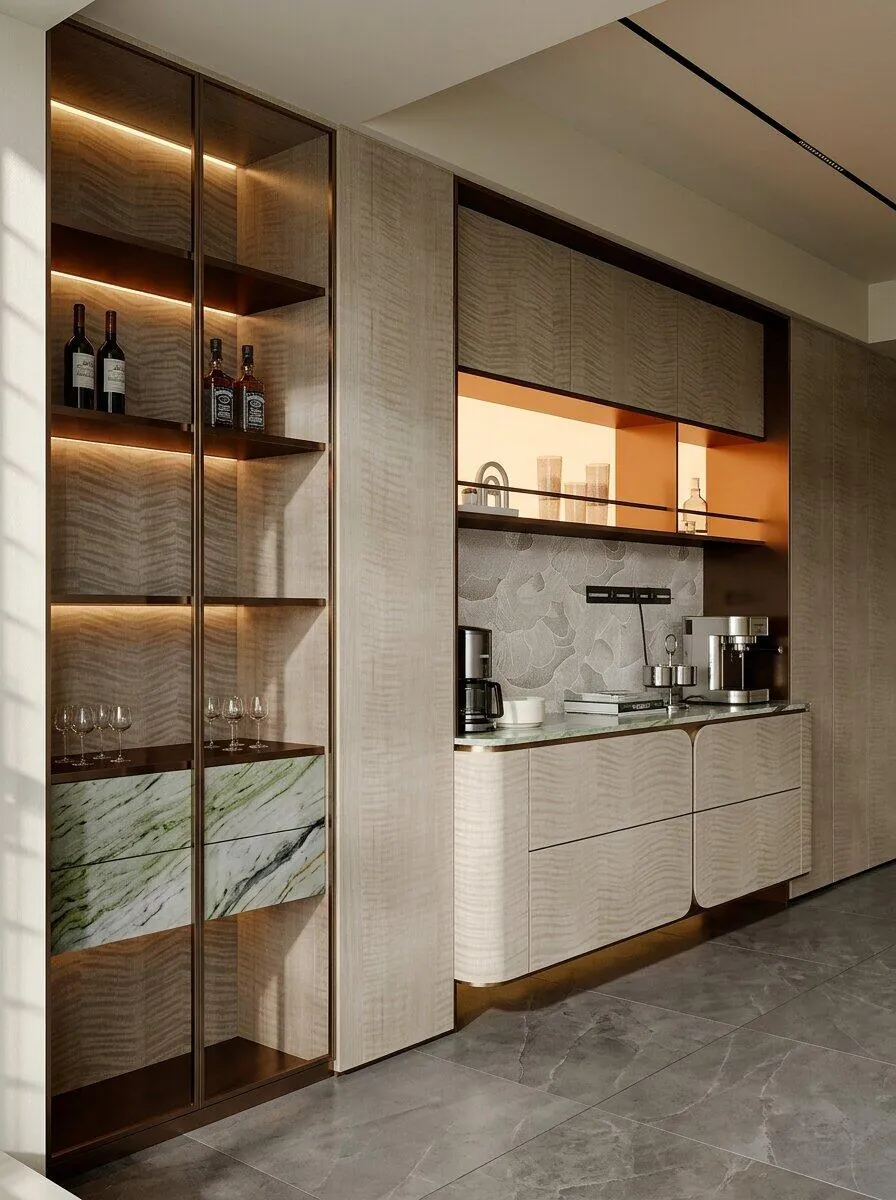 Glass Display Tower Display & Sideboard Cabinets