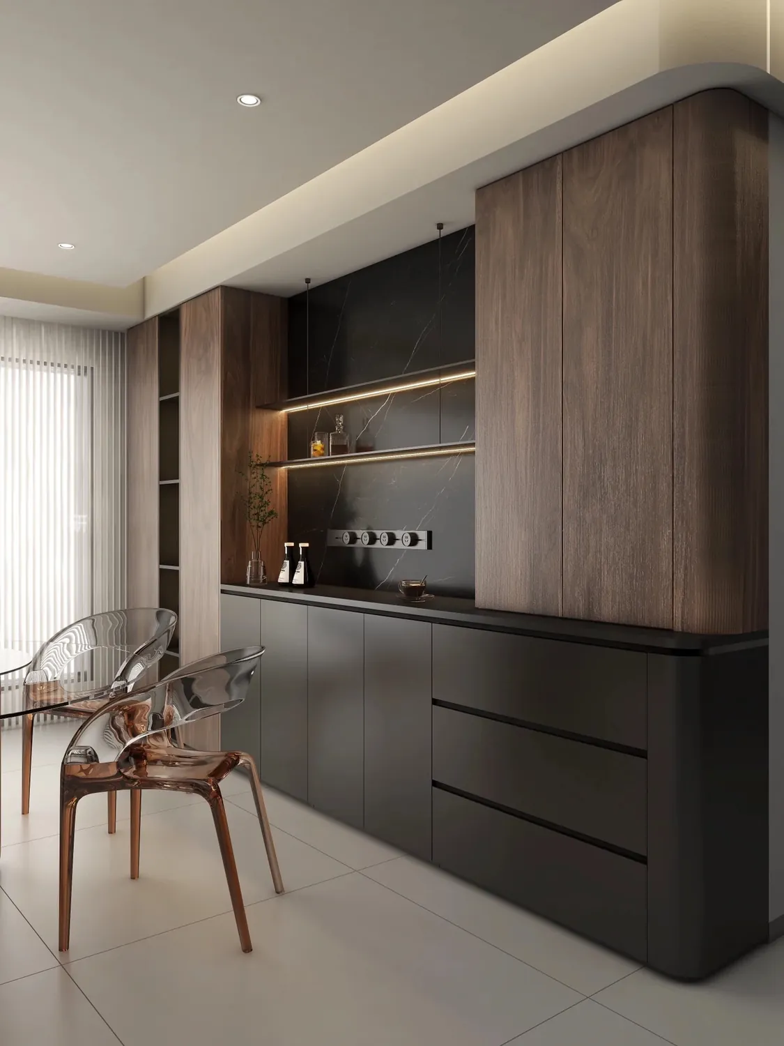 Modern Grey Sideboard Display & Sideboard Cabinets
