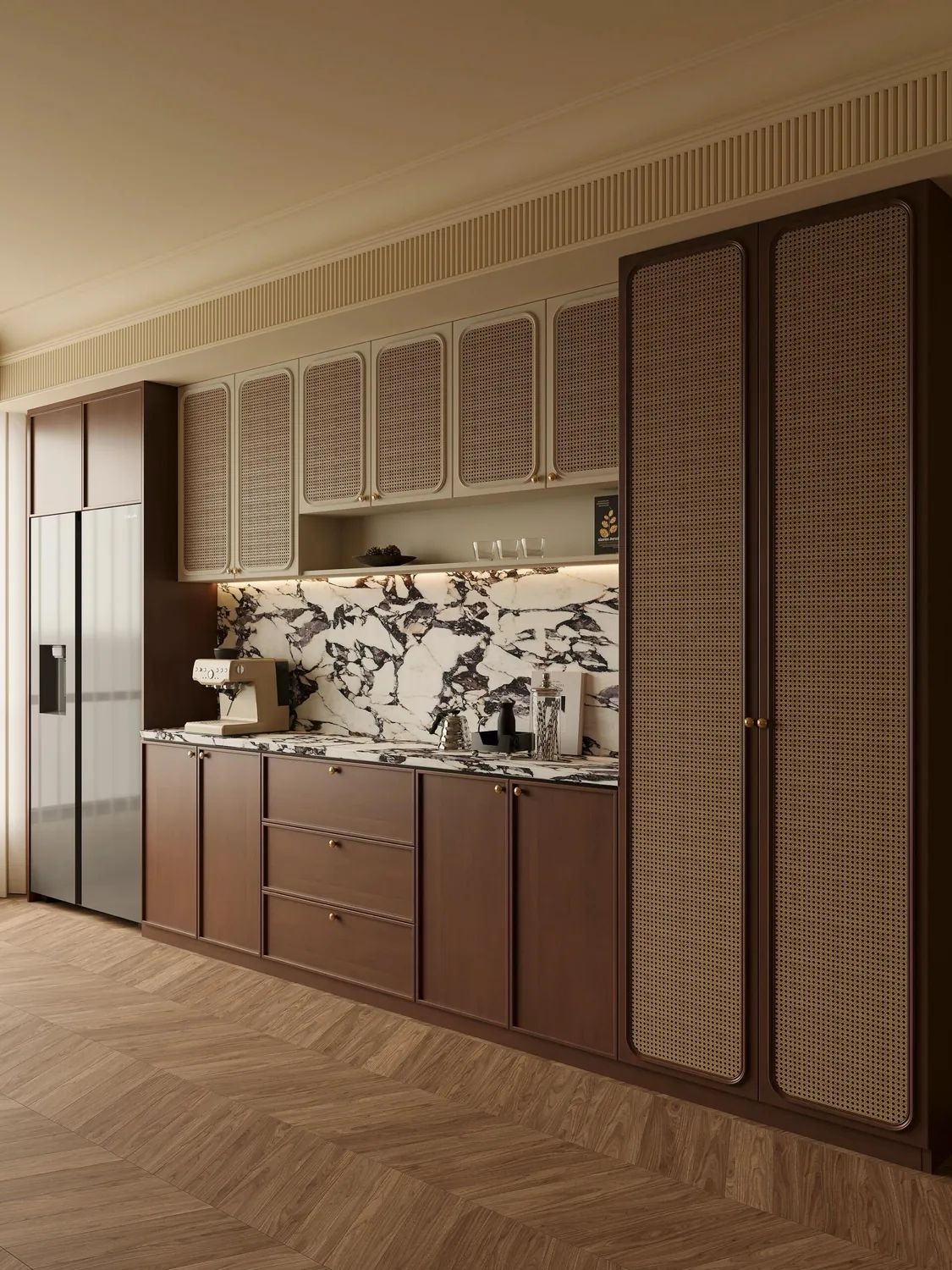 Woodgrain Dining Display Display & Sideboard Cabinets
