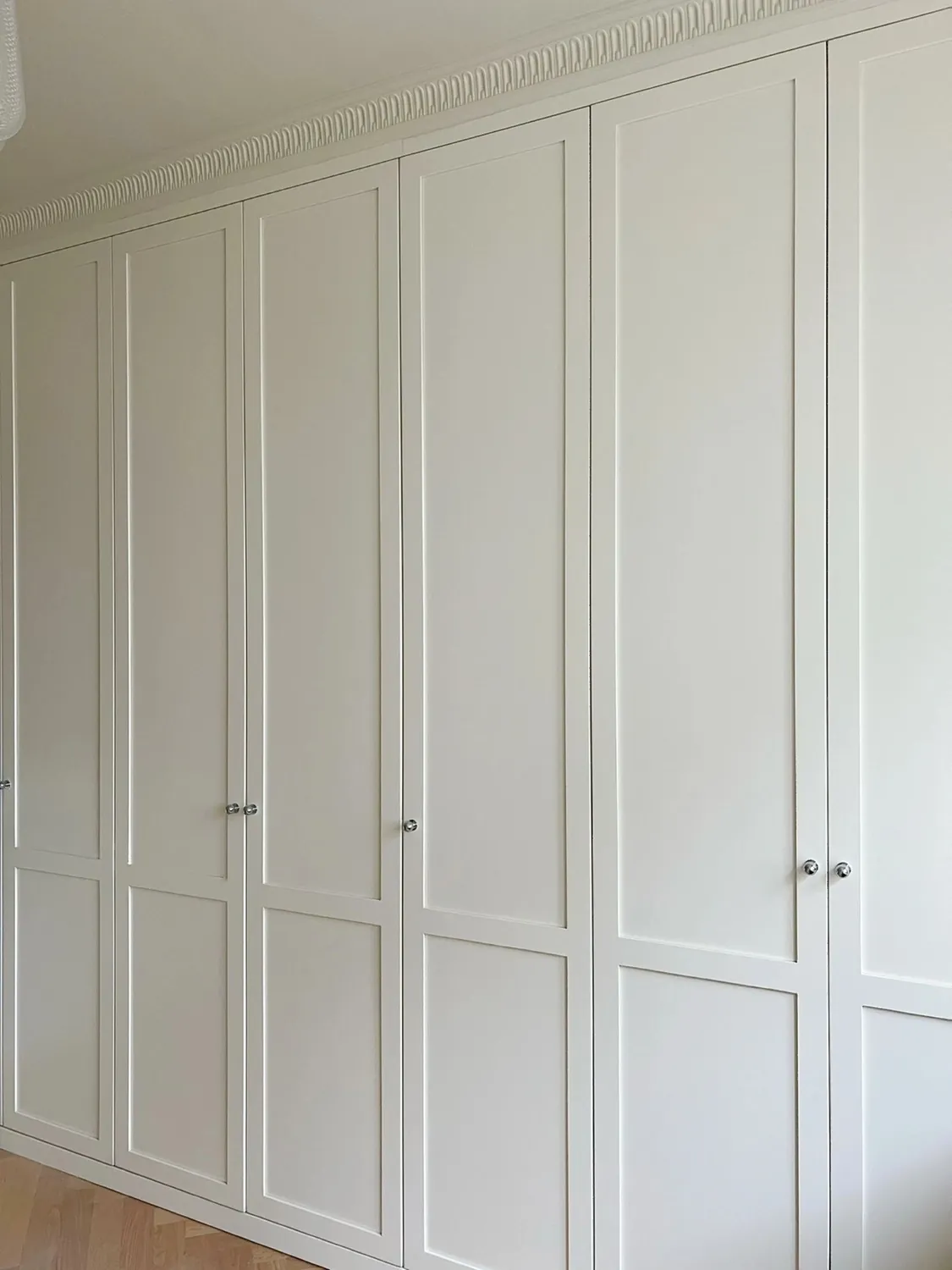 White Panelled Wardrobes