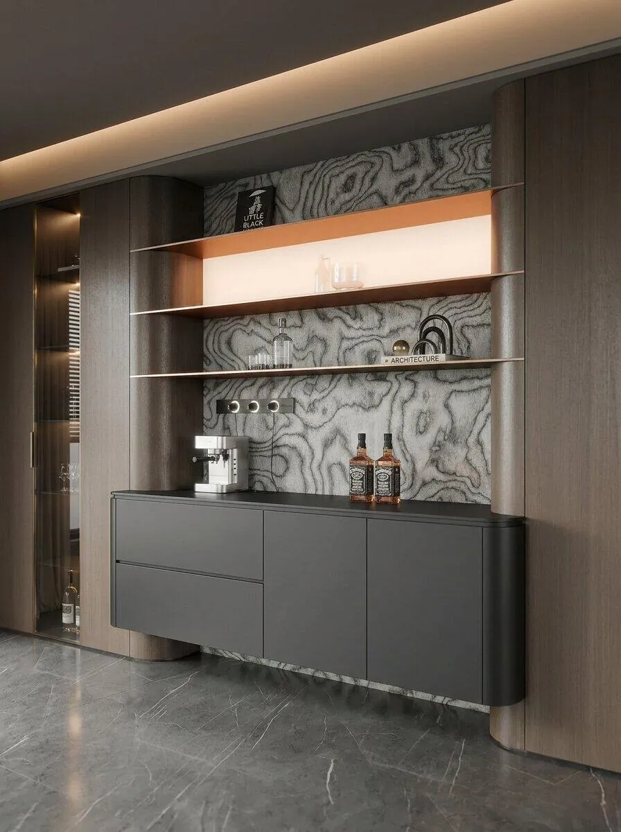 Dark Statement Sideboard Display & Sideboard Cabinets