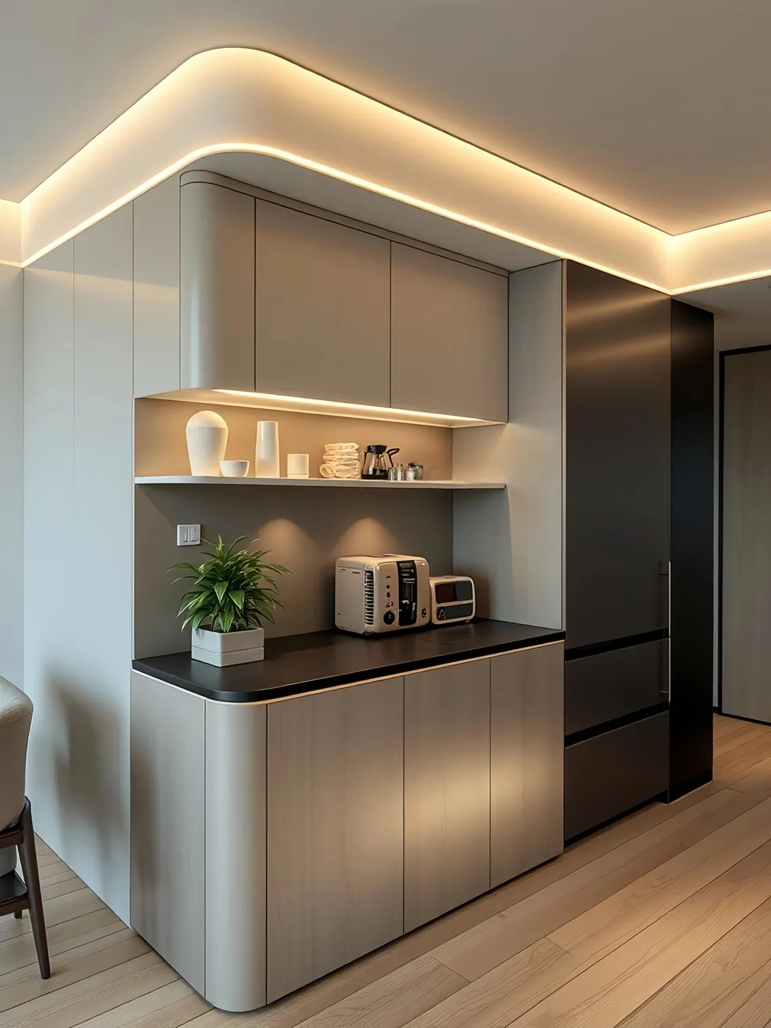 Illuminated Corner Display Display & Sideboard Cabinets