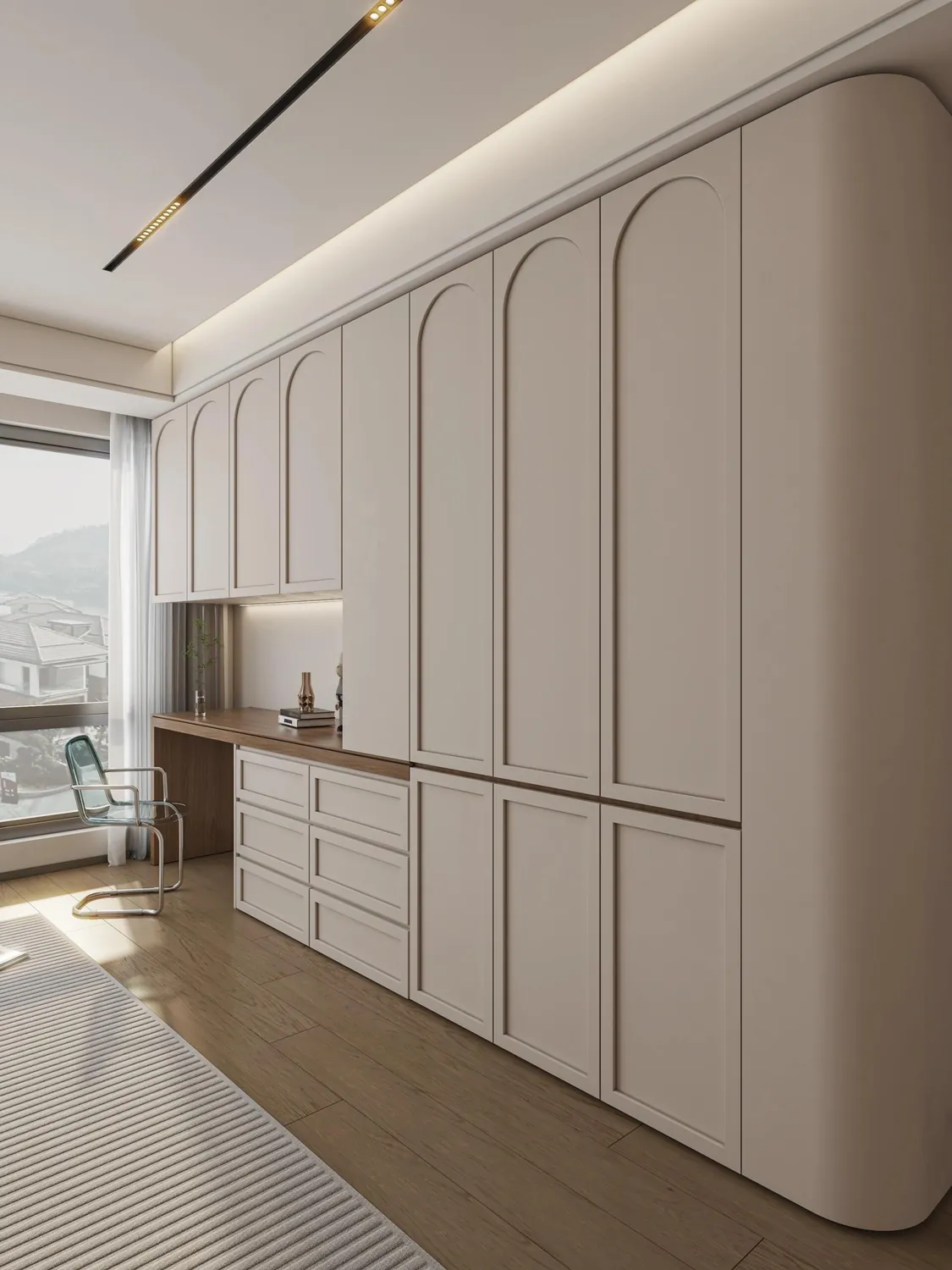 Arched Corner Wardrobes