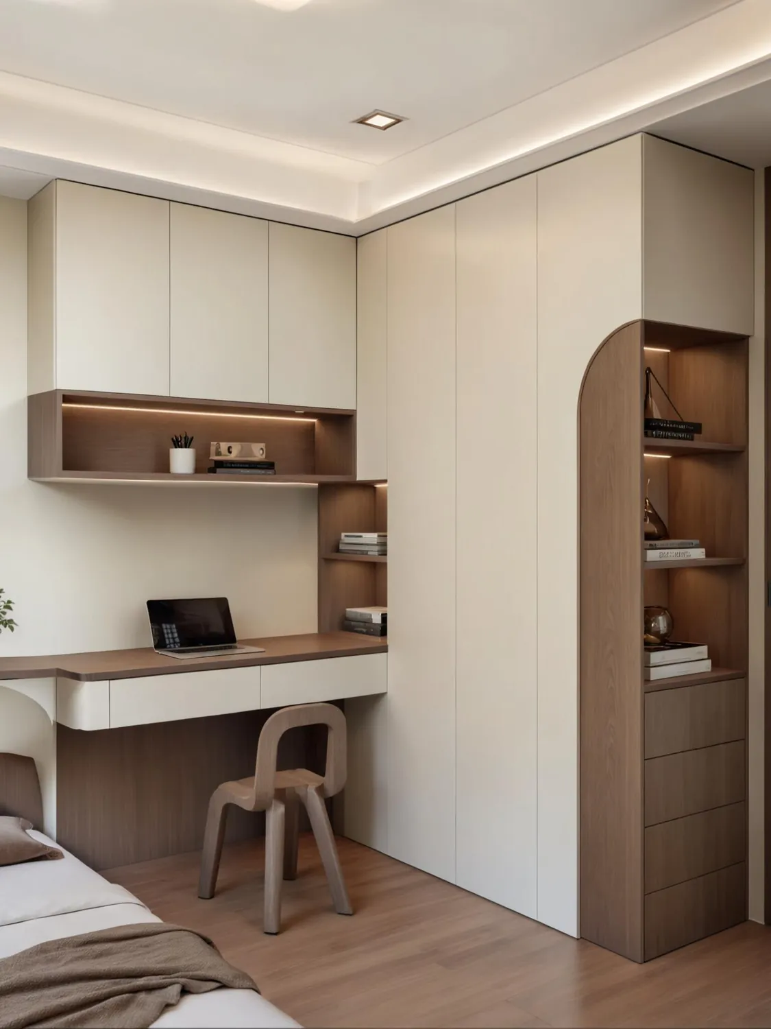 Integrated Desk Wardrobes - design view 3