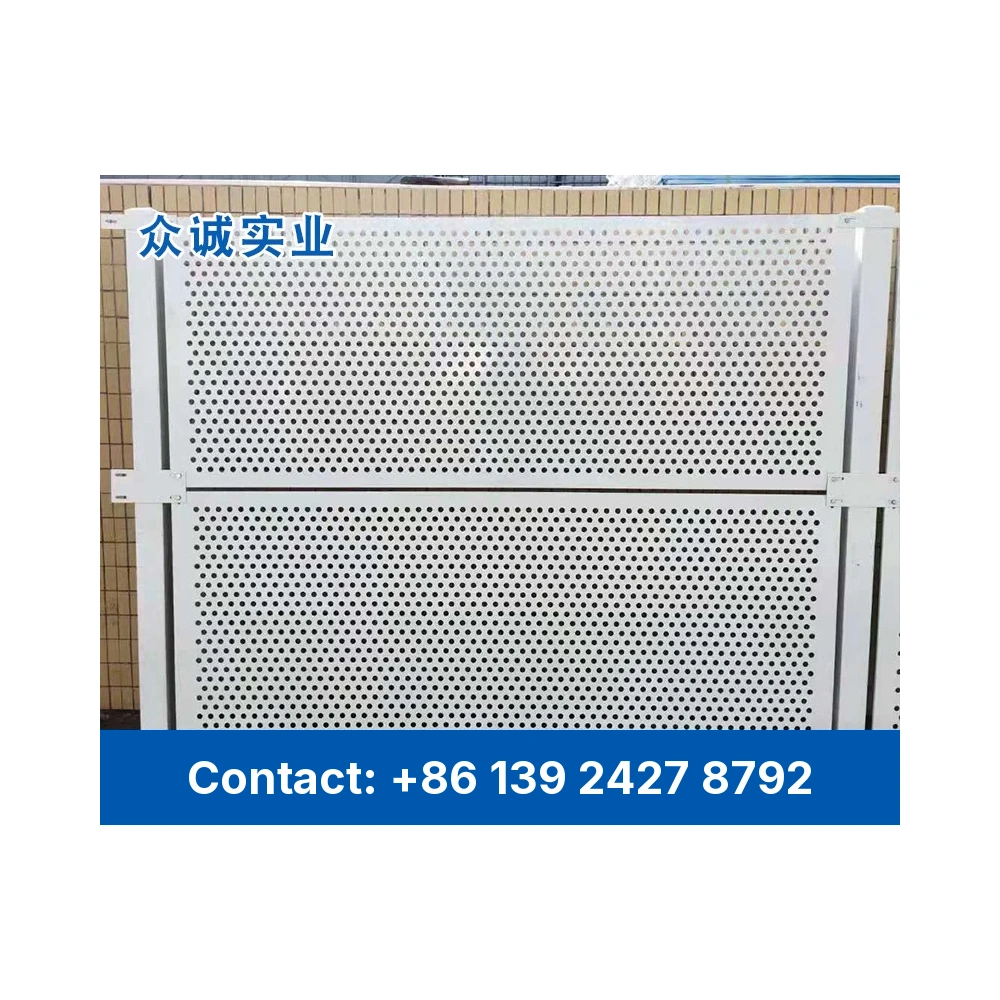 Perforated Site Safety Barrier