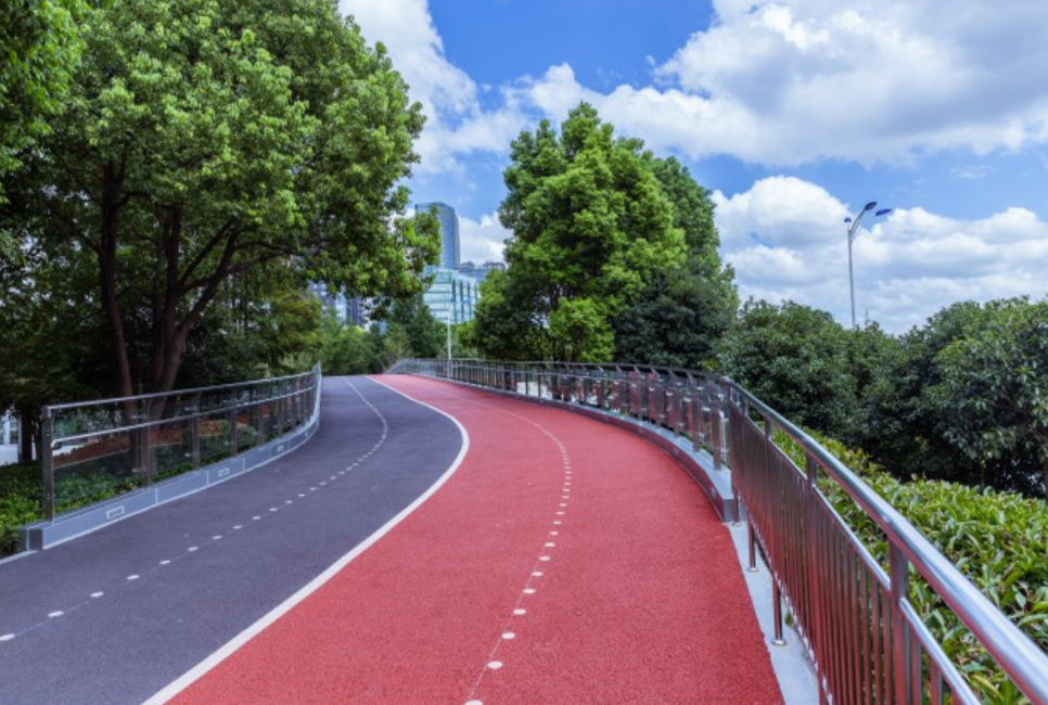 Polyurethane Asphalt pavement color-changing floor system